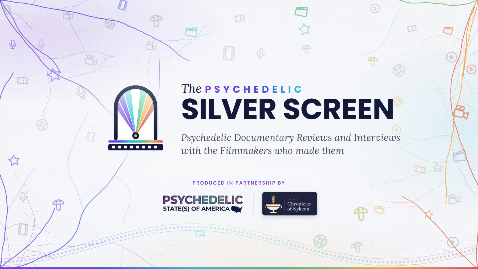 The Psychedelic Silver Screen series banner